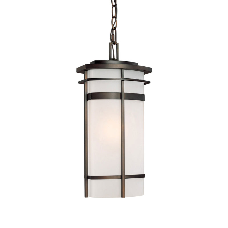 Capital Lighting 9885OB One Light Outdoor Hanging Lantern, Old Bronze