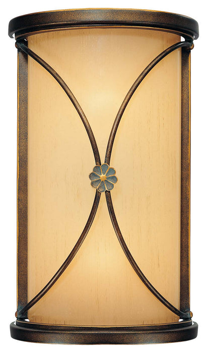 Minka-Lavery 6231-288 Two Light Wall Sconce, Deep Flax Bronze