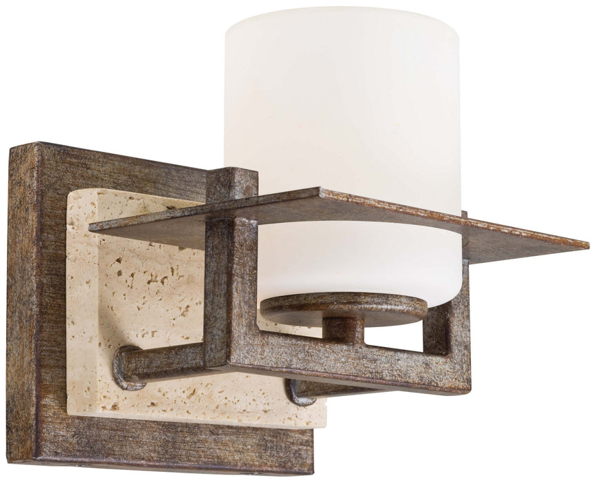 Minka-Lavery 6461-273 One Light Bath, Aged Patina Iron