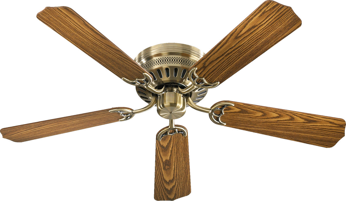 Quorum 11525-4 52" Ceiling Fan, Antique Brass