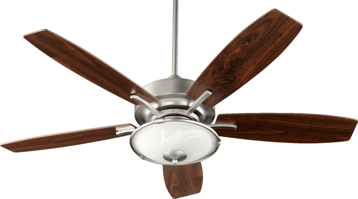 Quorum 64525-65 52" Ceiling Fan, Satin Nickel