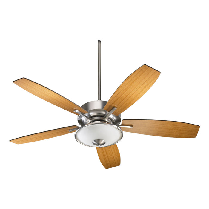 Quorum 64525-65 52" Ceiling Fan, Satin Nickel