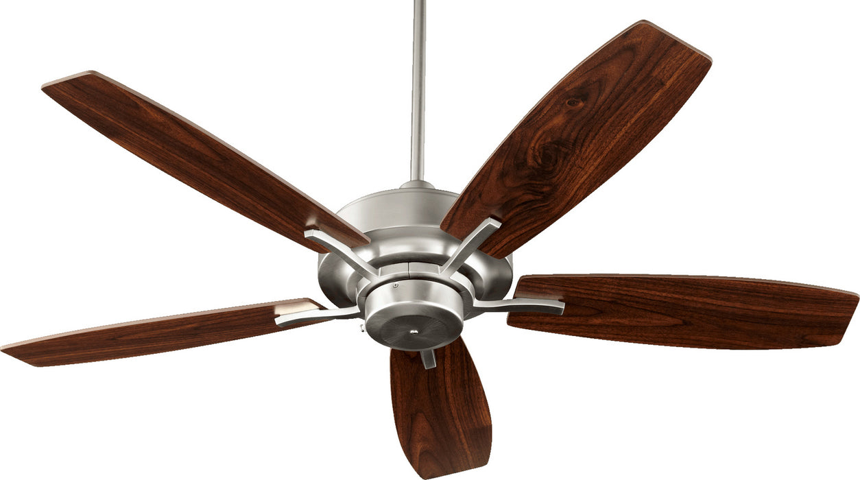 Quorum 64525-65 52" Ceiling Fan, Satin Nickel