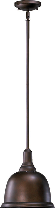 Quorum 802-10-86 One Light Pendant, Oiled Bronze