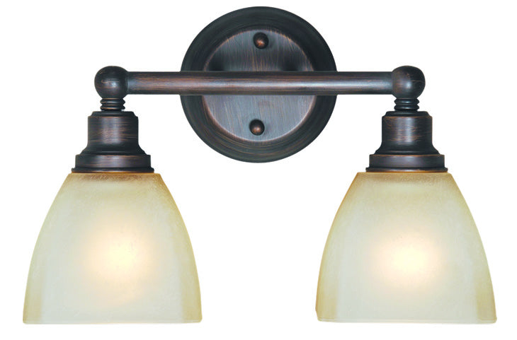 Craftmade 26602-BZ Two Light Vanity, Bronze