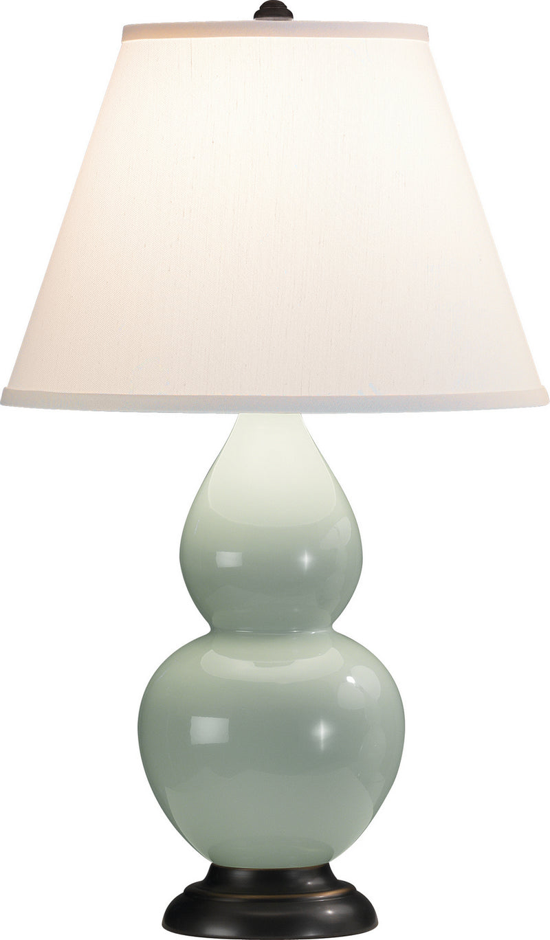 Robert Abbey 1787X One Light Accent Lamp, Celadon Glazed Ceramic w/Deep Patina Bronzeed