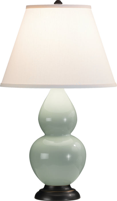 Robert Abbey 1787X One Light Accent Lamp, Celadon Glazed Ceramic w/Deep Patina Bronzeed