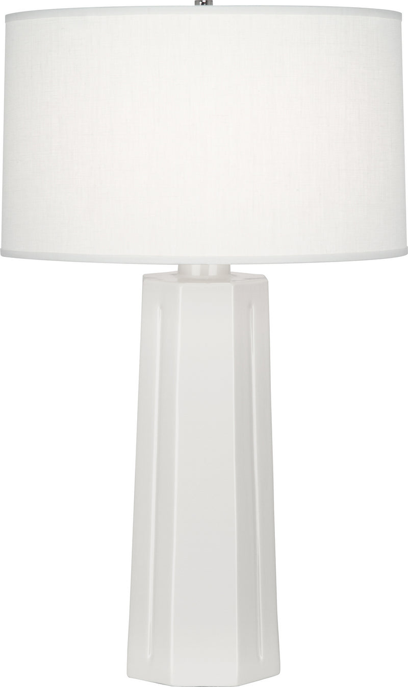 Robert Abbey 962 One Light Table Lamp, Lily Glazed Ceramic