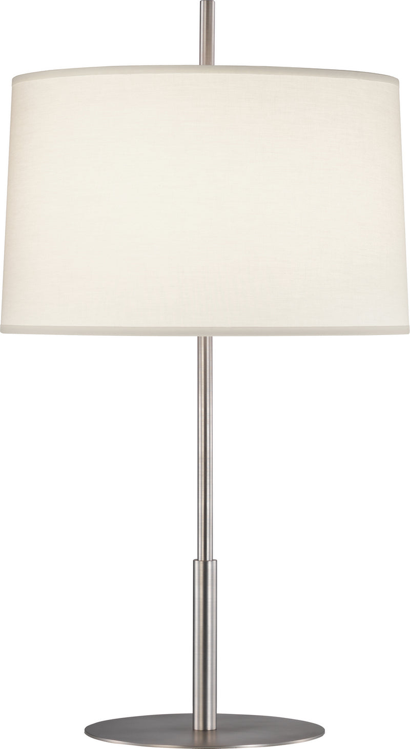 Robert Abbey S2180 One Light Table Lamp, Stainless Steel