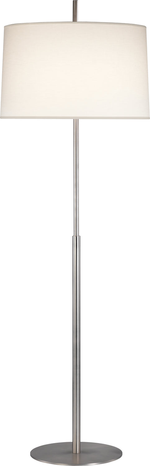 Robert Abbey S2181 One Light Floor Lamp, Stainless Steel