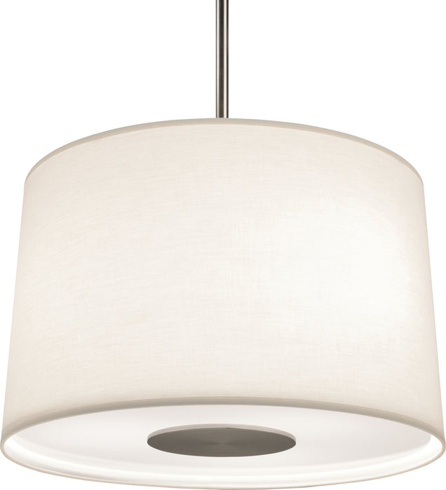 Robert Abbey S2189 Three Light Pendant, Stainless Steel