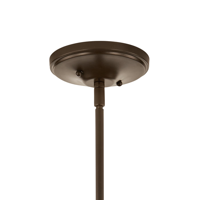 Kichler 42384MIZ One Light Mini Pendant, Mission Bronze