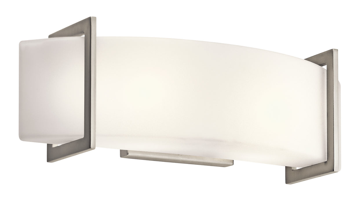 Kichler 45218NI Two Light Linear Bath, Brushed Nickel