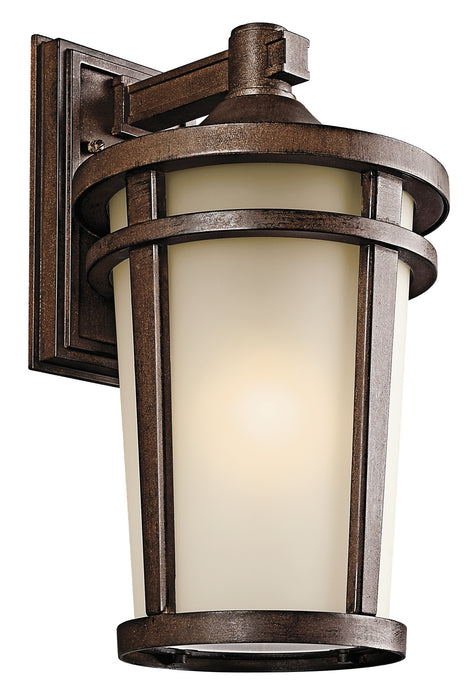 Kichler 49073BST One Light Outdoor Wall Mount, Brown Stone