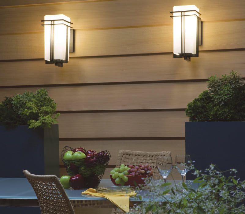 Kichler 49202BK One Light Outdoor Wall Mount, Black