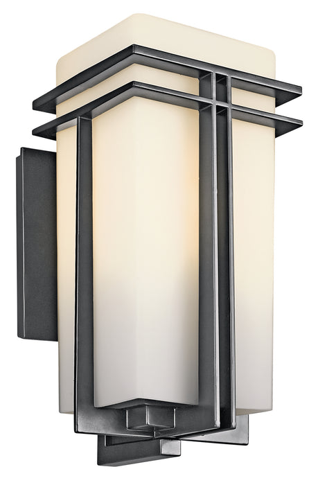 Kichler 49202BK One Light Outdoor Wall Mount, Black