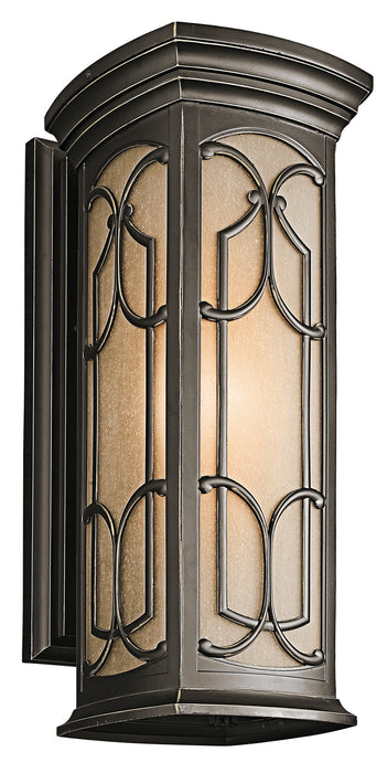 Kichler 49228OZ One Light Outdoor Wall Mount, Olde Bronze