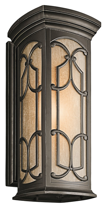 Kichler 49229OZ One Light Outdoor Wall Mount, Olde Bronze