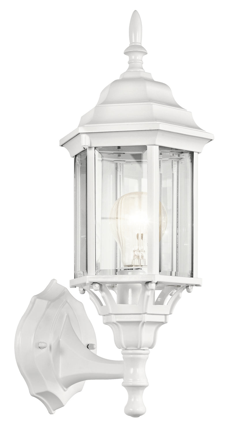 Kichler 49255WH One Light Outdoor Wall Mount, White