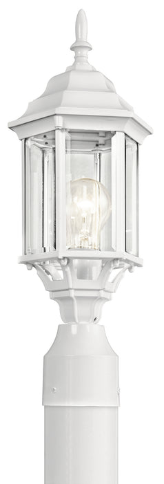 Kichler 49256WH One Light Outdoor Post Mount, White
