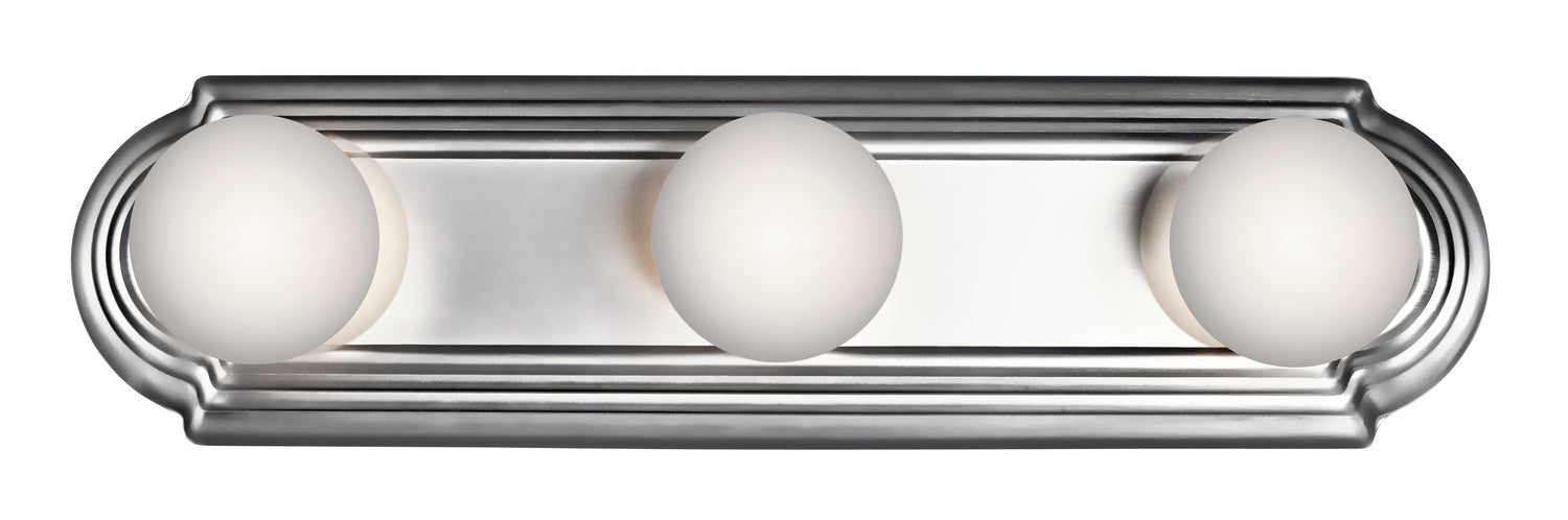 Kichler 5003CH Three Light Linear Bath, Chrome