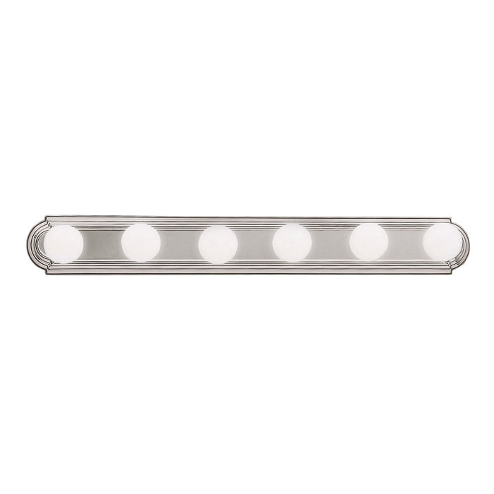 Kichler 5018NI Six Light Linear Bath, Brushed Nickel