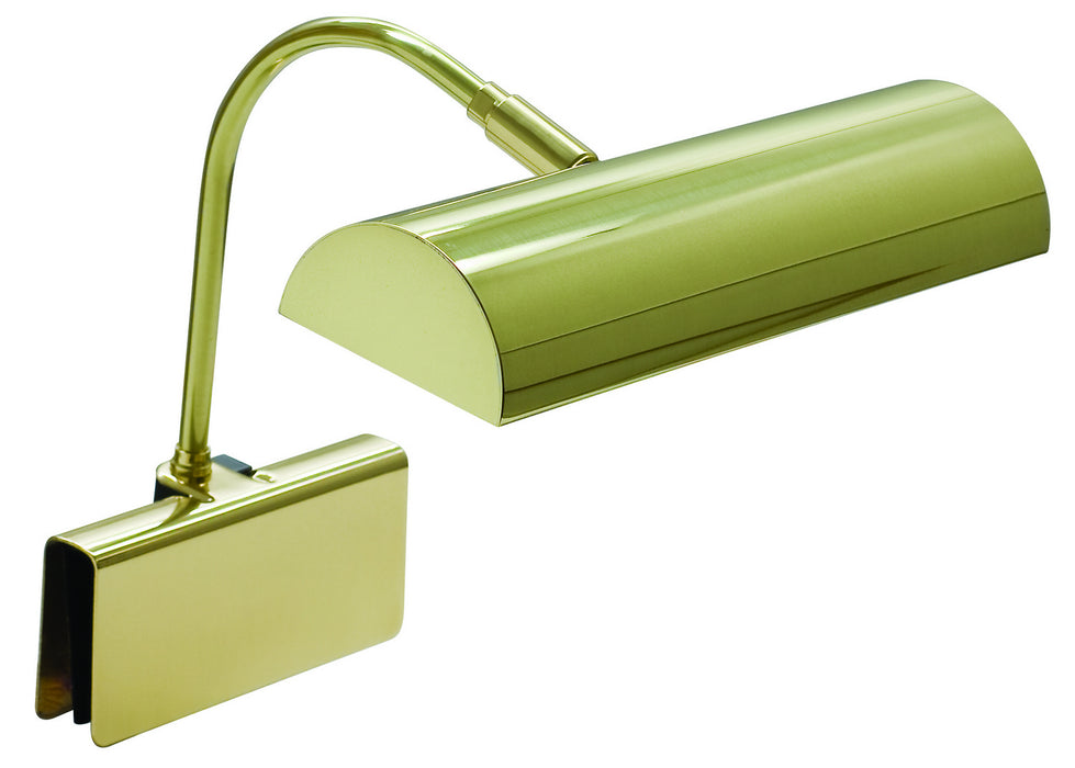 House of Troy GPH10-PB One Light Piano Lamp, Polished Brass
