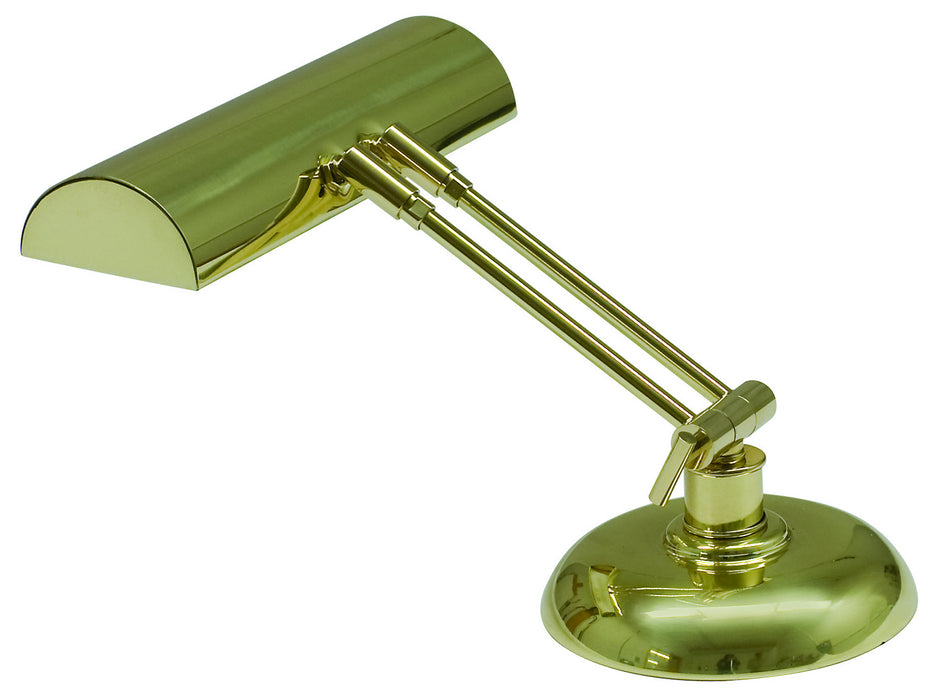 House of Troy PH10-170-PB One Light Piano/Desk Lamp, Polished Brass