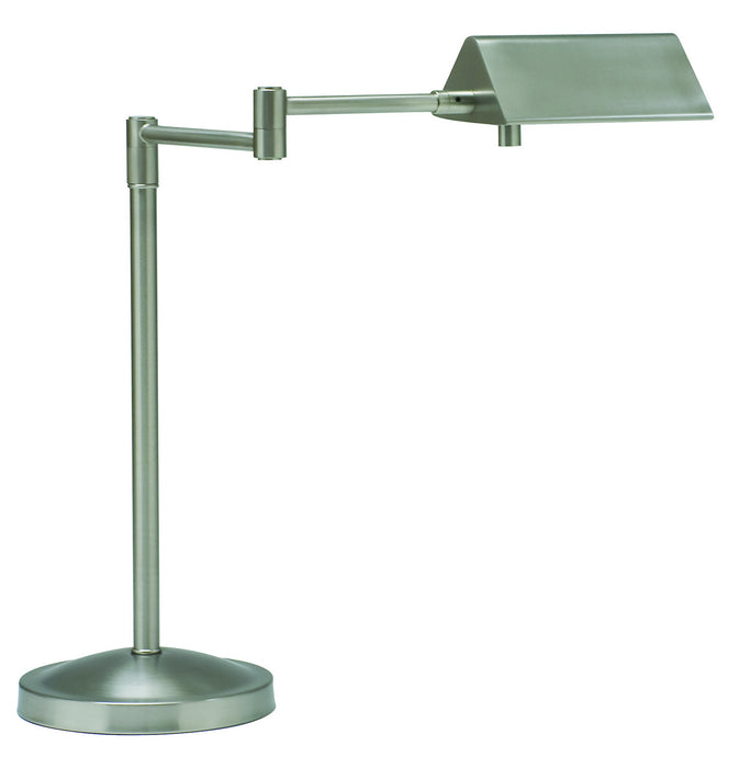 House of Troy PIN450-SN One Light Table Lamp, Satin Nickel