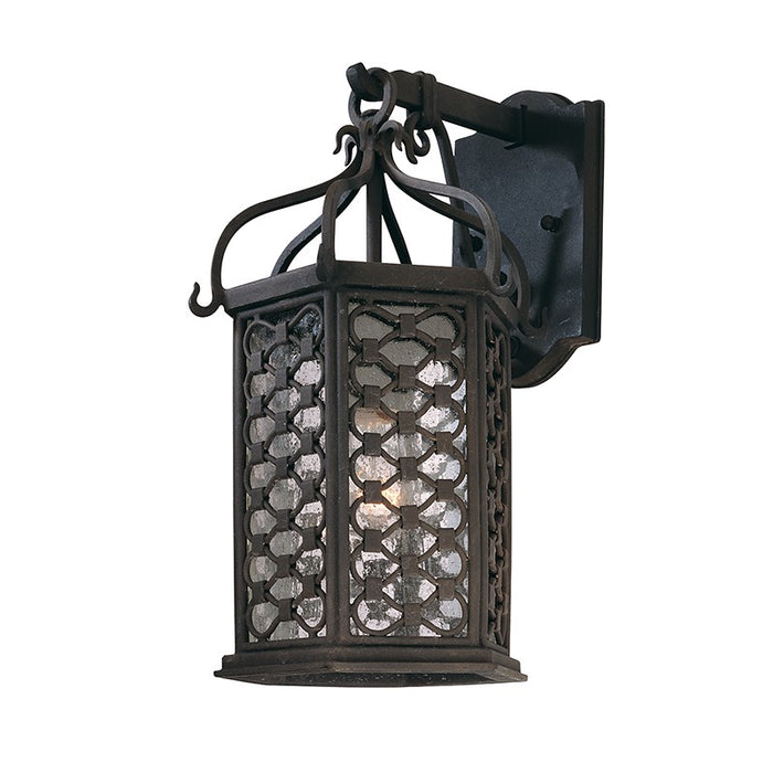 Troy Lighting B2372-TRN One Light Wall Lantern, Textured Iron