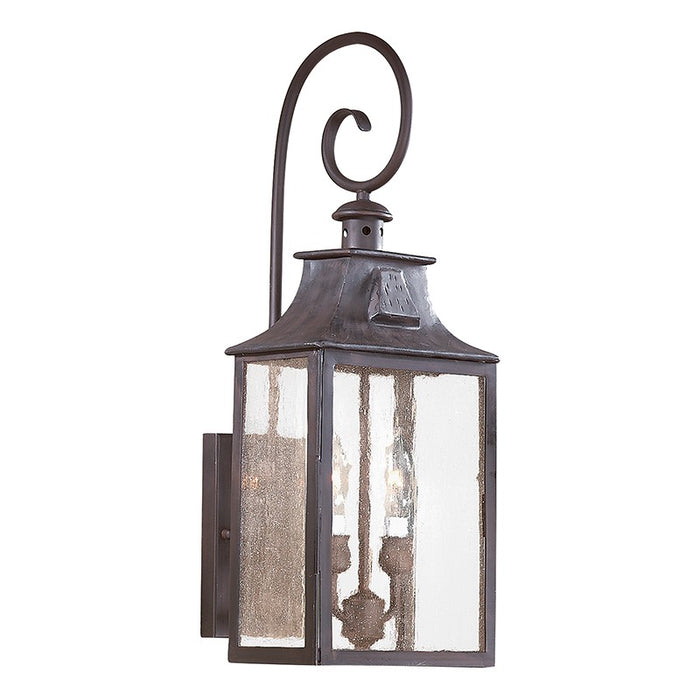 Troy Lighting B9002-SFB Two Light Wall Lantern, Soft Off Black