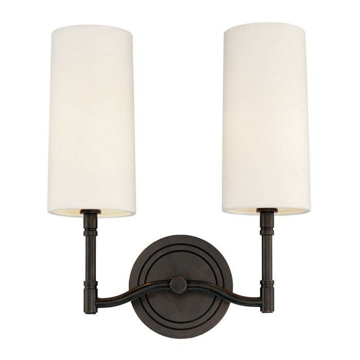 Hudson Valley 362-OB Two Light Wall Sconce, Old Bronze