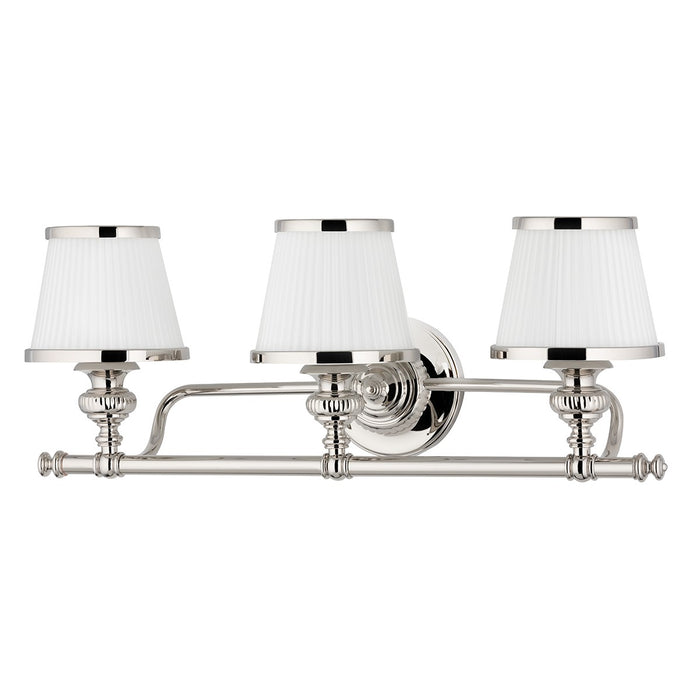 Hudson Valley 2003-PN Three Light Bath Bracket, Polished Nickel