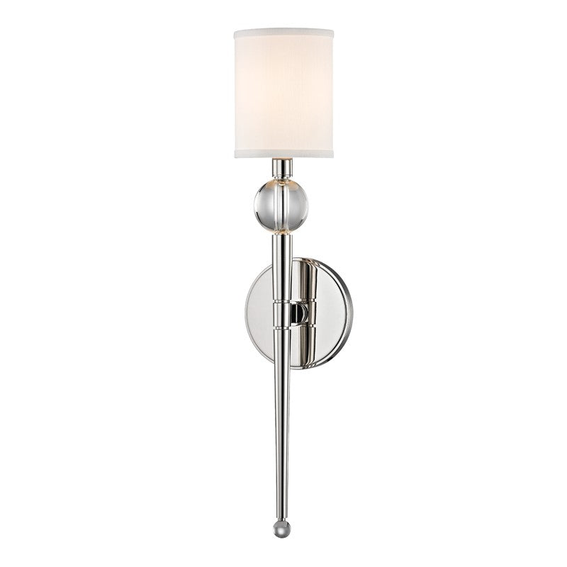 Hudson Valley 8421-PN One Light Wall Sconce, Polished Nickel