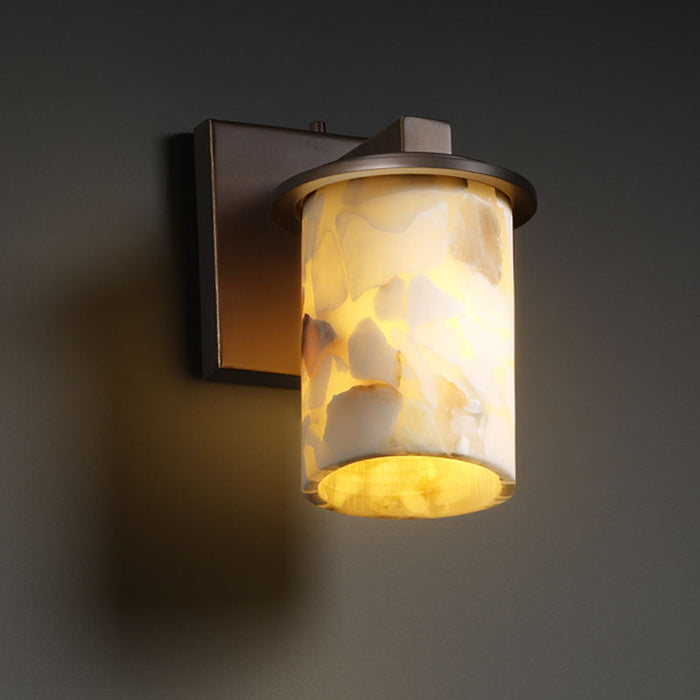 Justice Designs ALR-8771-10-DBRZ One Light Wall Sconce, Dark Bronze