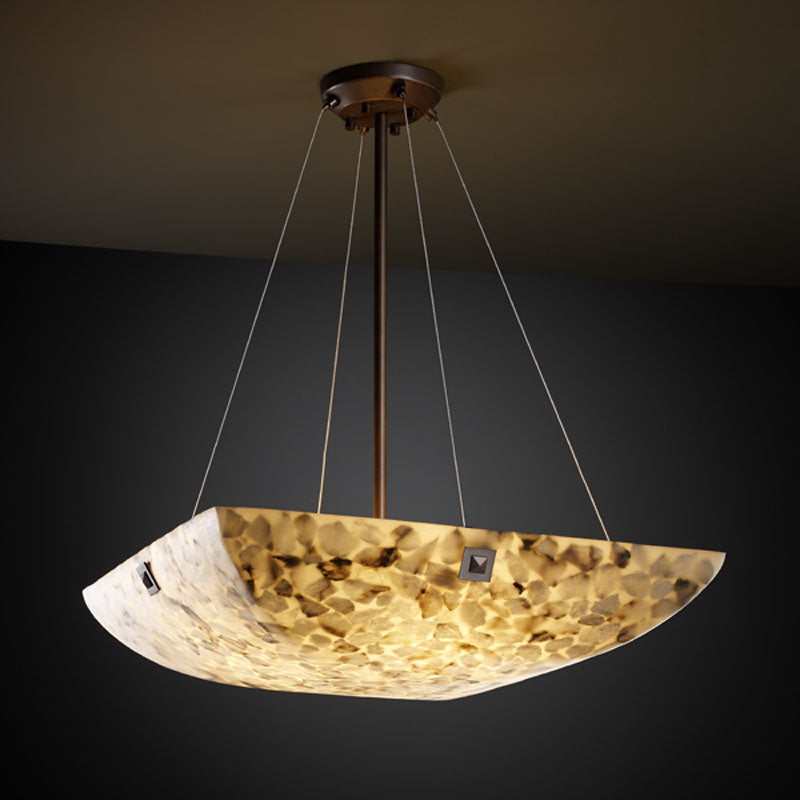 Justice Designs ALR-9662-25-DBRZ-F4 Six Light Pendant, Dark Bronze