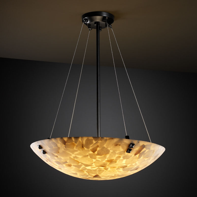 Justice Designs ALR-9662-35-MBLK-F3 Six Light Pendant, Matte Black