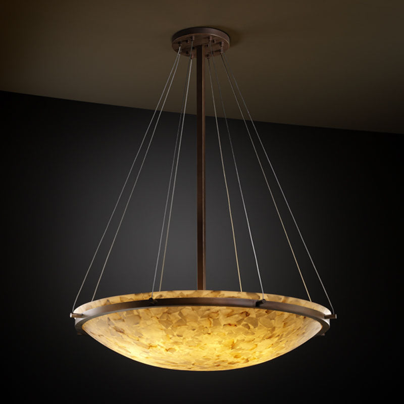 Justice Designs ALR-9697-35-DBRZ Eight Light Pendant, Dark Bronze