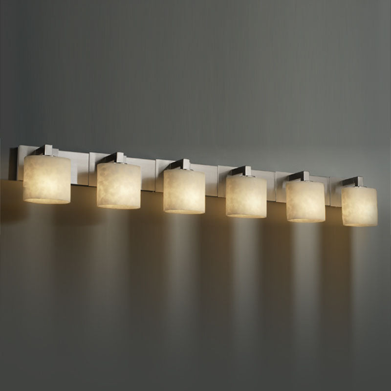 Justice Designs CLD-8926-30-NCKL Six Light Bath Bar, Brushed Nickel