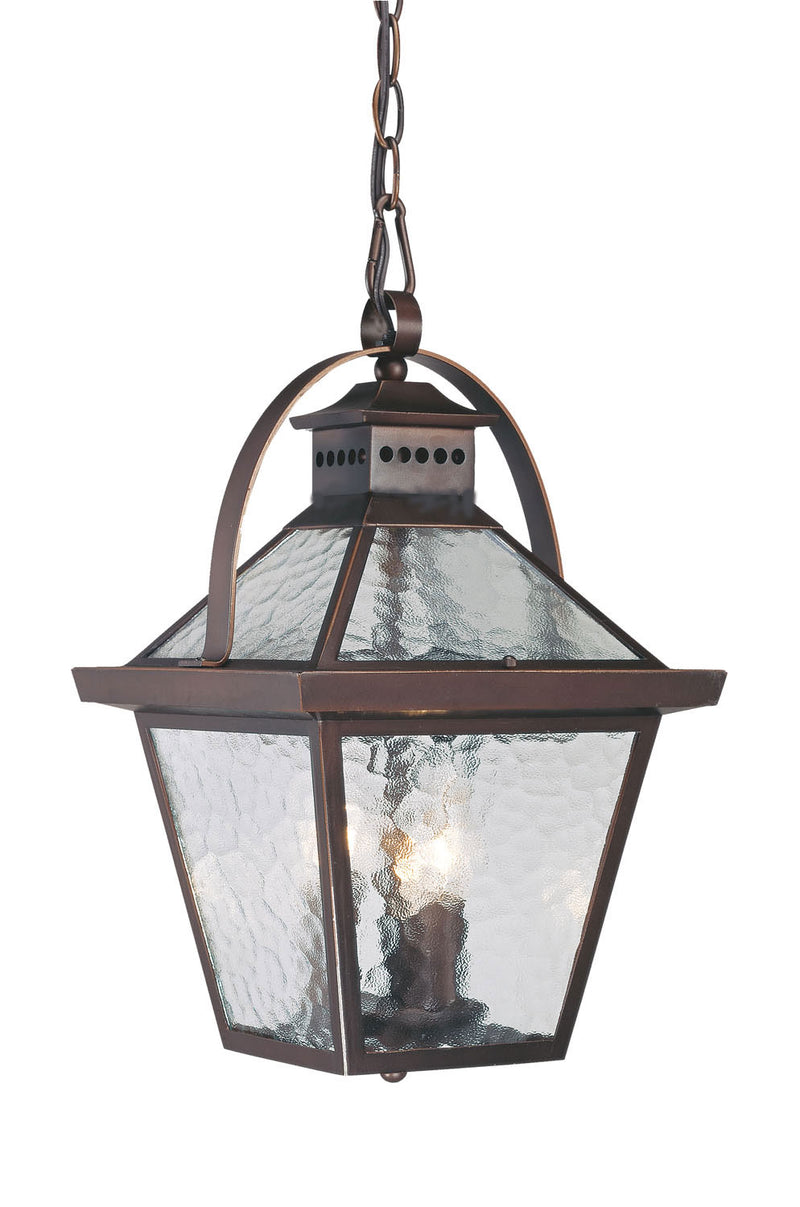 Acclaim Lighting 7676ABZ Three Light Hanging Lantern, Architectural Bronze
