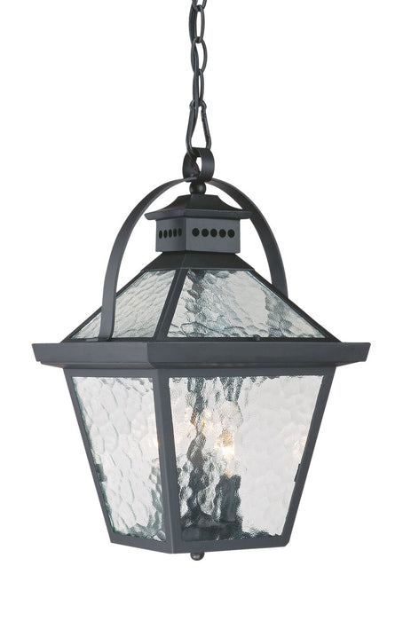 Acclaim Lighting 7676BK Three Light Hanging Lantern, Matte Black