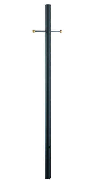 Acclaim Lighting 96BK Post With Cross Arm, Matte Black
