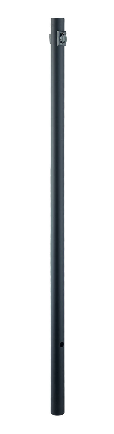 Acclaim Lighting 97BK Post With Photocell And Outlet, Matte Black