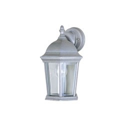 Maxim 1024PE One Light Outdoor Wall Lantern, Pewter