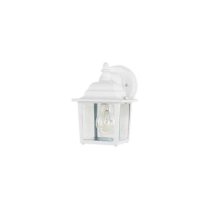 Maxim 1025WT One Light Outdoor Wall Lantern, White