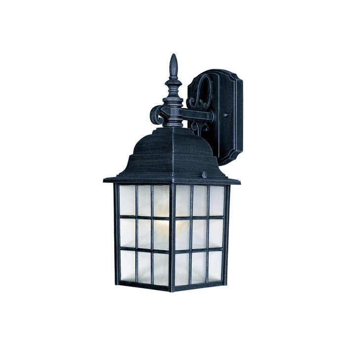 Maxim 1051BK One Light Outdoor Wall Lantern, Black