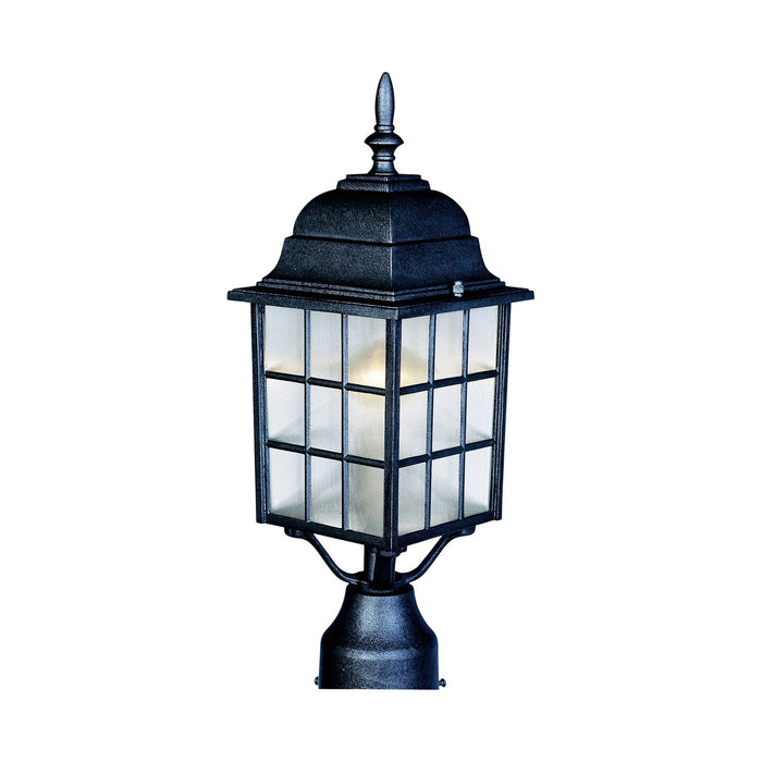 Maxim 1052BK One Light Outdoor Pole/Post Lantern, Black