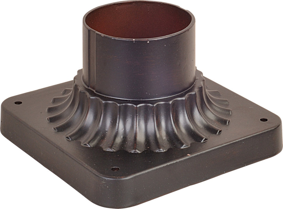 Maxim 2001OI Outdoor Essentials Cast Pier Mount, Oil Rubbed Bronze