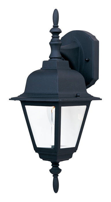 Maxim 3007CLBK One Light Outdoor Wall Lantern, Black