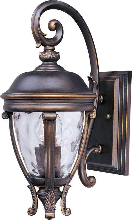 Maxim 41424WGGO Two Light Outdoor Wall Lantern, Golden Bronze